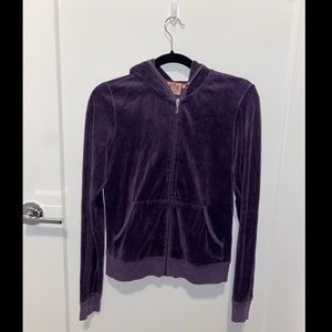 Classic Juicy Couture Velour Hooded Zip-Up